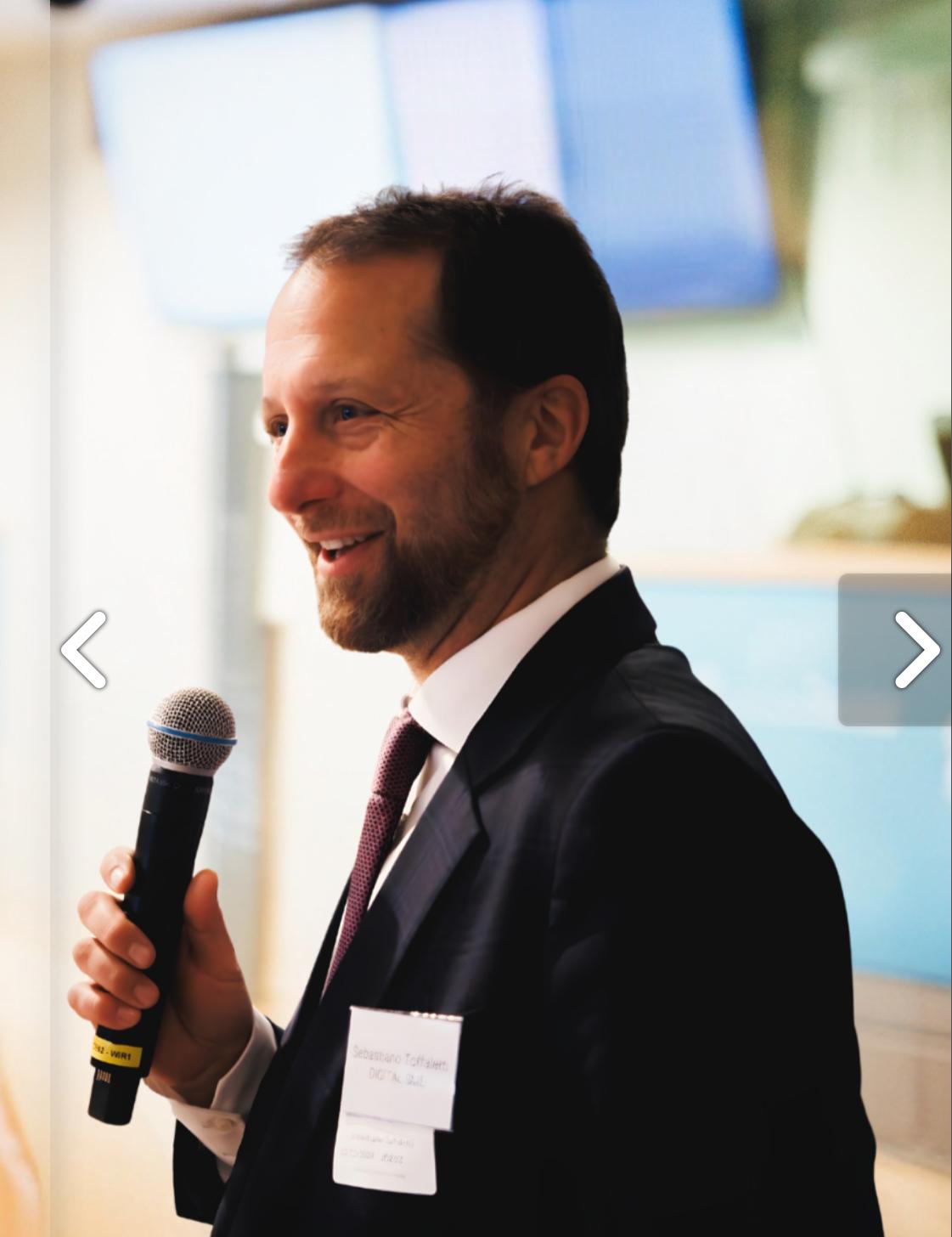 Sebastiano Toffaletti speaking